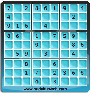 Sudoku von einfacher höhe