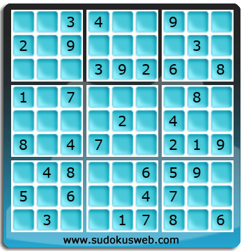 Sudoku von einfacher höhe