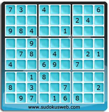 Sudoku von mittelmässiger höhe