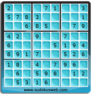 Sudoku de Nivell Molt Fàcil Sudoku de Nivell Molt Fàcil