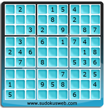 Sudoku von einfacher höhe