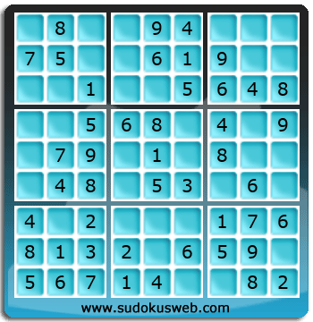 Sudoku de Niveau Très Facile