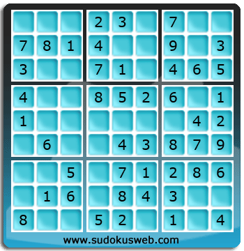 Sudoku de Niveau Très Facile