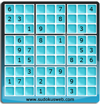 Sudoku von mittelmässiger höhe