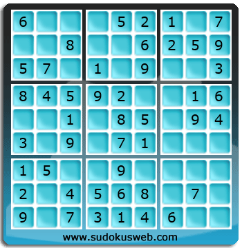 Nivel Muito Facil de Sudoku Nivel Muito Facil de Sudoku