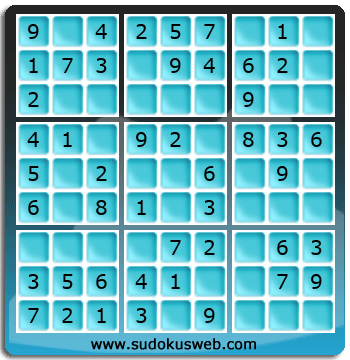 Sudoku de Nivell Molt Fàcil Sudoku de Nivell Molt Fàcil