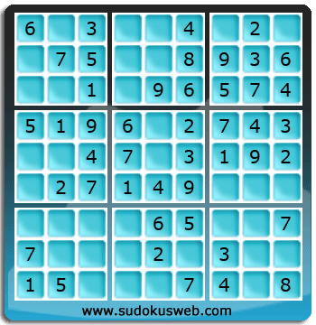 Nivel Muito Facil de Sudoku Nivel Muito Facil de Sudoku
