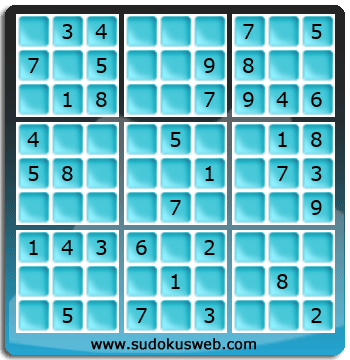 Nivel Facil de Sudoku Nivel Facil de Sudoku