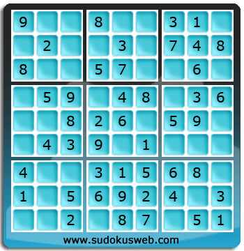 Sudoku von sehr einfacher höhe