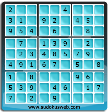 Nivel Muito Facil de Sudoku Nivel Muito Facil de Sudoku
