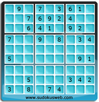 Sudoku von mittelmässiger höhe