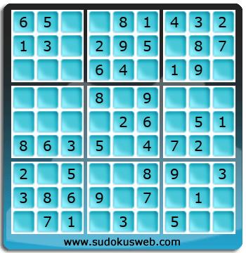 Sudoku de Niveau Très Facile Sudoku de Niveau Très Facile