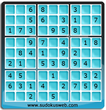 Nivel Muito Facil de Sudoku