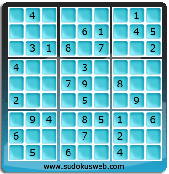 Sudoku von mittelmässiger höhe