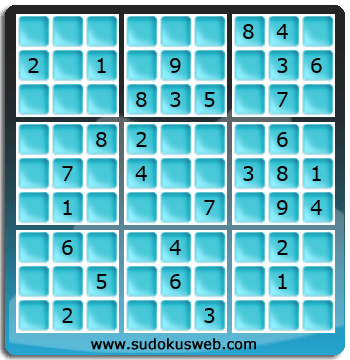 Sudoku von mittelmässiger höhe