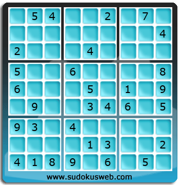 Sudoku von mittelmässiger höhe