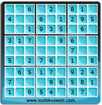 Sudoku de Nivel Muy Fácil Sudoku de Nivel Muy Fácil