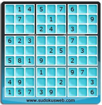 Sudoku von einfacher höhe