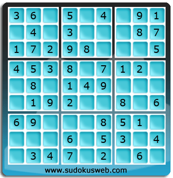 Sudoku de Niveau Très Facile