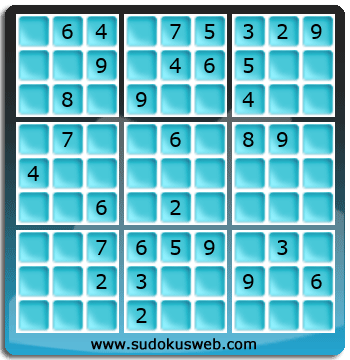 Sudoku von mittelmässiger höhe