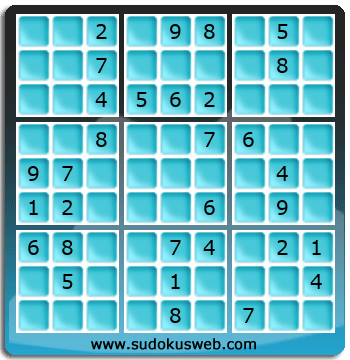 Sudoku von mittelmässiger höhe