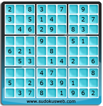 Sudoku de Nivel Muy Fácil