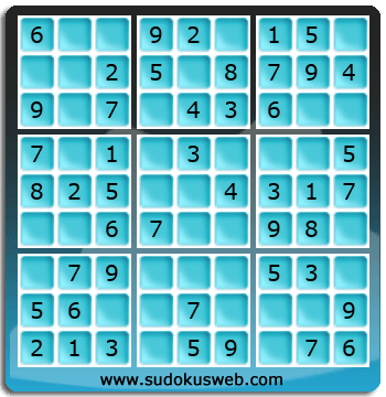 Sudoku de Niveau Très Facile