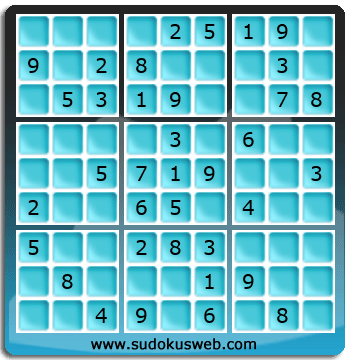 Sudoku von einfacher höhe