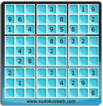 Sudoku von mittelmässiger höhe