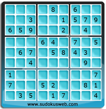 Sudoku von einfacher höhe