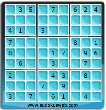 Sudoku von mittelmässiger höhe