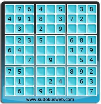 Very Easy Level Sudoku