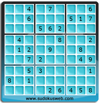 Sudoku von mittelmässiger höhe