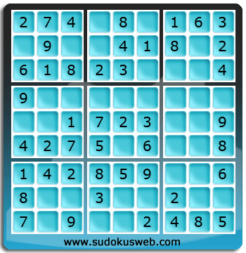 Sudoku de Nivel Muy Fácil