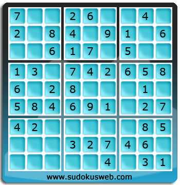 Nivel Muito Facil de Sudoku