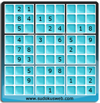 Sudoku von mittelmässiger höhe