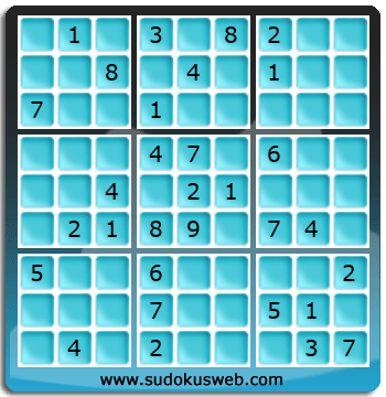 Sudoku von mittelmässiger höhe