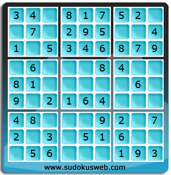 Sudoku de Niveau Très Facile