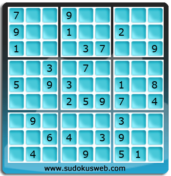 Sudoku von mittelmässiger höhe