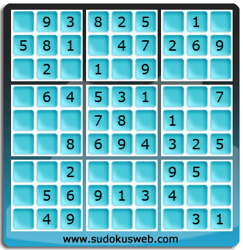 Nivel Muito Facil de Sudoku