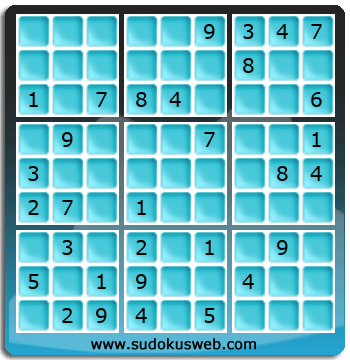 Sudoku von mittelmässiger höhe