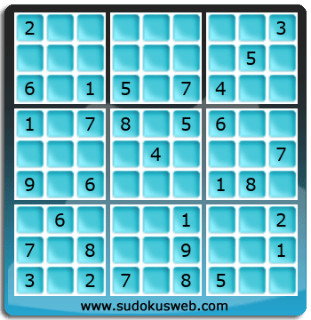 Sudoku von mittelmässiger höhe