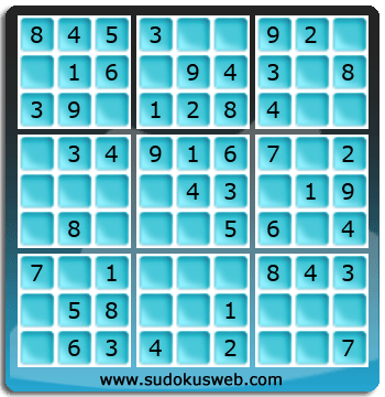 Sudoku de Nivel Muy F&aacute;cil