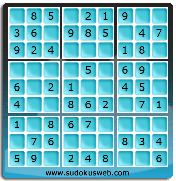 Sudoku de Nivel Muy F&aacute;cil