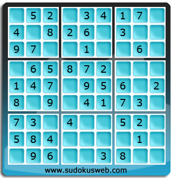 Sudoku de Niveau Très Facile Sudoku de Niveau Très Facile