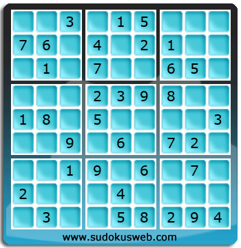 Sudoku de Niveau Facile Sudoku de Niveau Facile