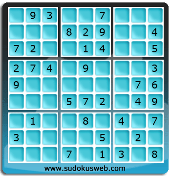 Sudoku de Niveau Facile Sudoku de Niveau Facile