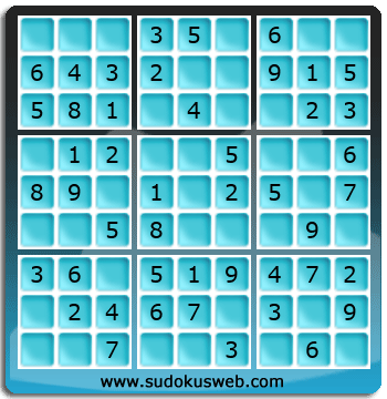 Sudoku de Nivell Molt Fàcil Sudoku de Nivell Molt Fàcil