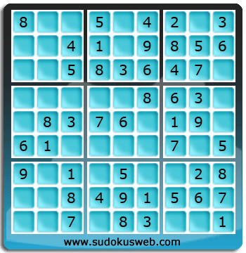 Sudoku de Nivell Molt Fàcil Sudoku de Nivell Molt Fàcil
