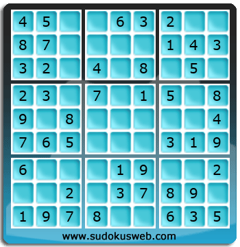 Sudoku de Nivel Muy Fácil Sudoku de Nivel Muy Fácil